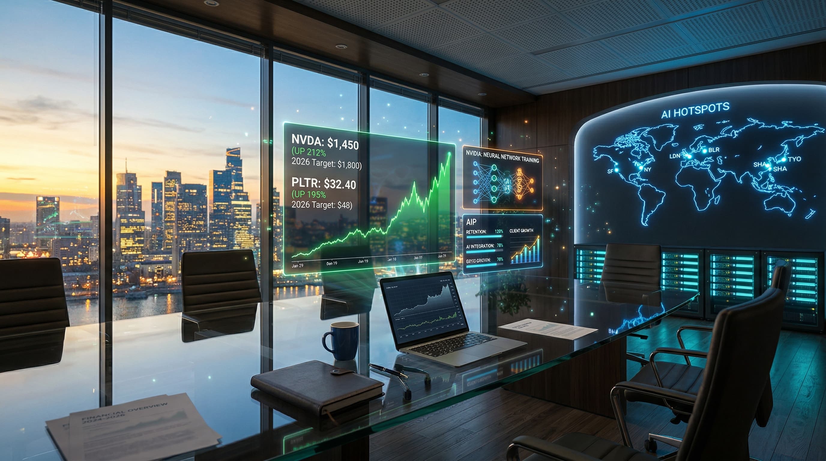 AI Stocks NVDA, PLTR to End 2026 Higher