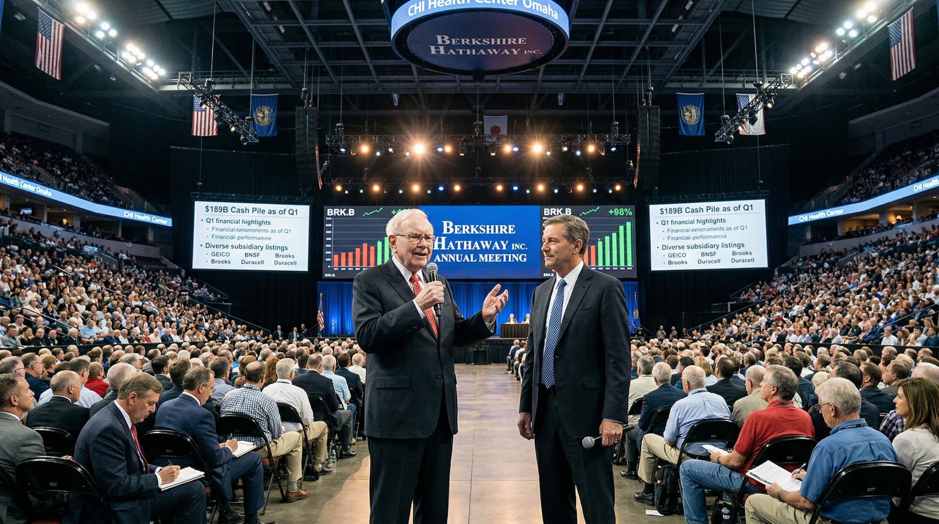 Buffett Names Abel Successor at Berkshire's Epic Annual Meet