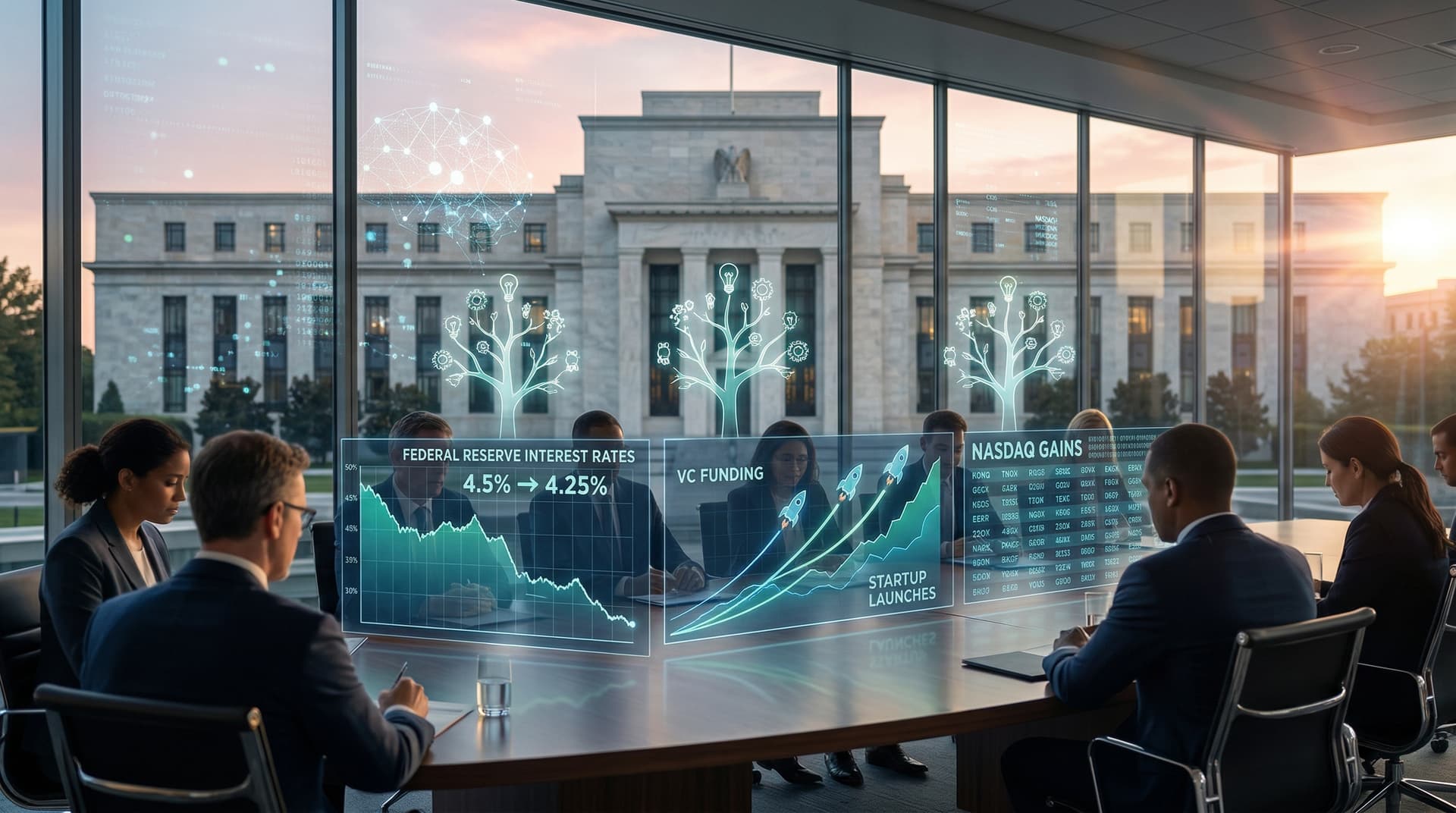 Fed Cuts Rates 25bps: Startup Funding Relief Amid 2025 Caution