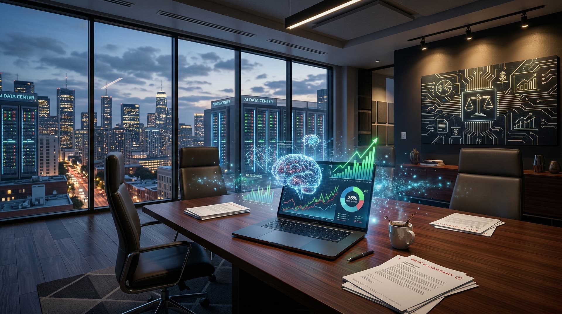 CFOs AI Shift: 68% Lead per Bain Survey