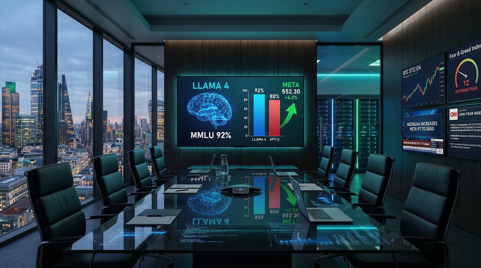 Meta AI Model Rally: Llama 4 Drives 4.2% Surge to $552